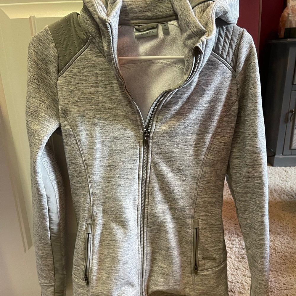 Athleta full zip sweatshirt